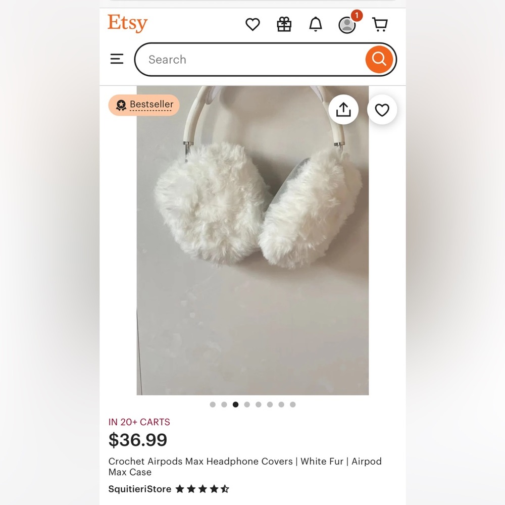 Crochet AirPod Max covers